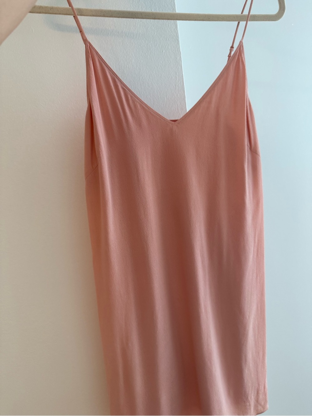 Aritzia Wilfred Free Coral Pink Slip Dress